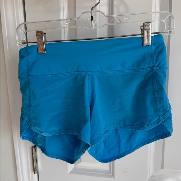 lululemon athletica Pants - RARE lululemon kayak blue speed shorts 2.5in